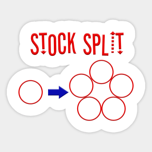 Stock Split Sticker